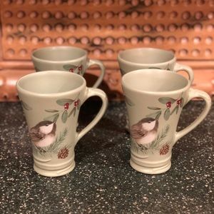 Pfaltzgraff Winterwood/Naturewood Embossed Mugs-4